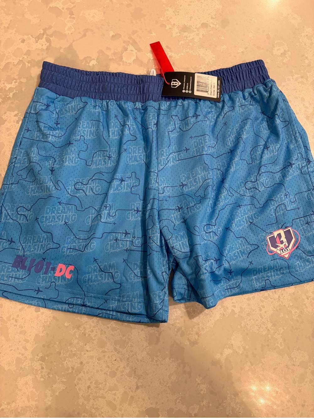 Baseball Lifestyle 101 Adult Medium Shorts NWT